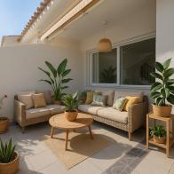 3 bed 2 bath townhouse overlooking the golf Villamartin